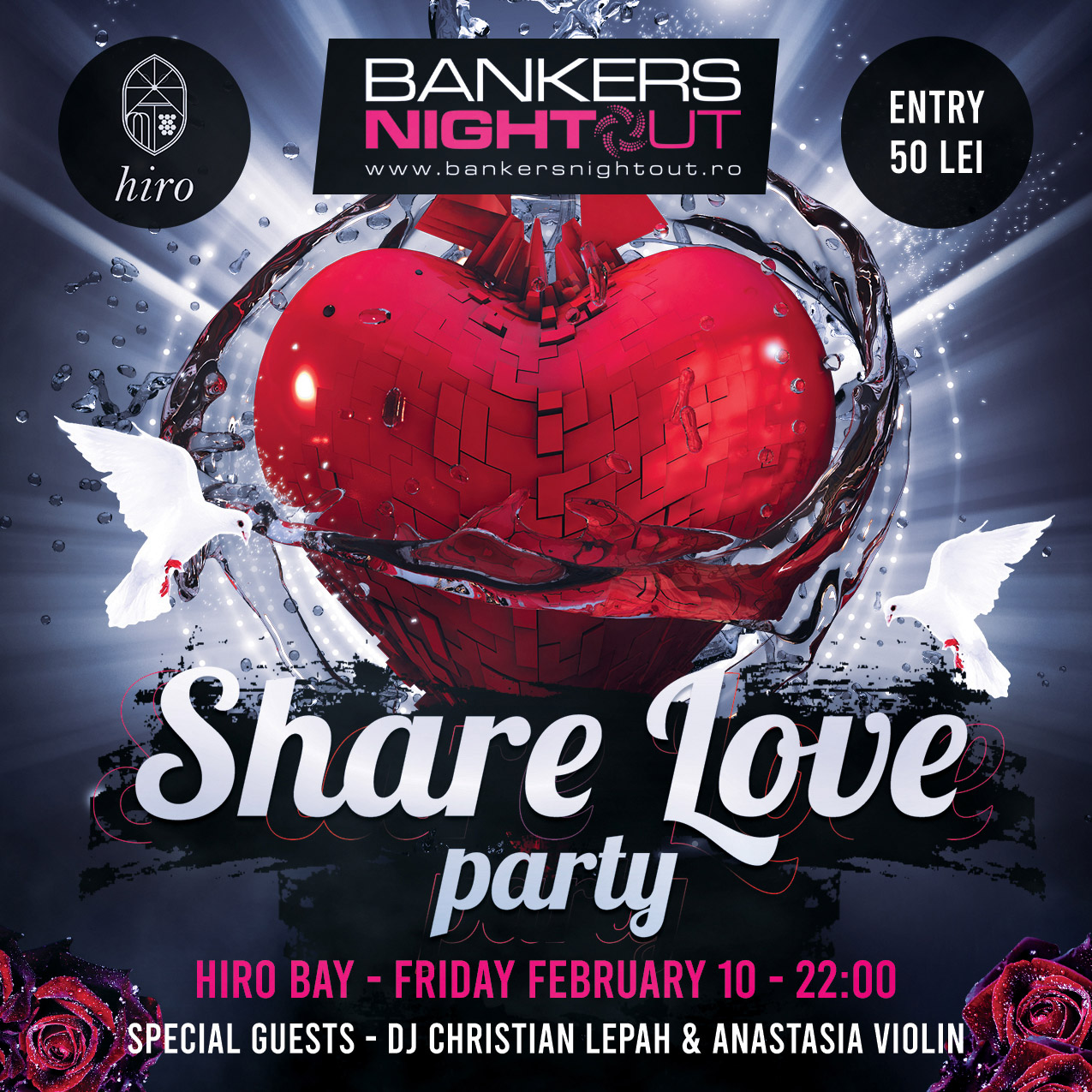 Bankers Night Out - Share Love Party 2023! - Do you want to party with your friends from banking?