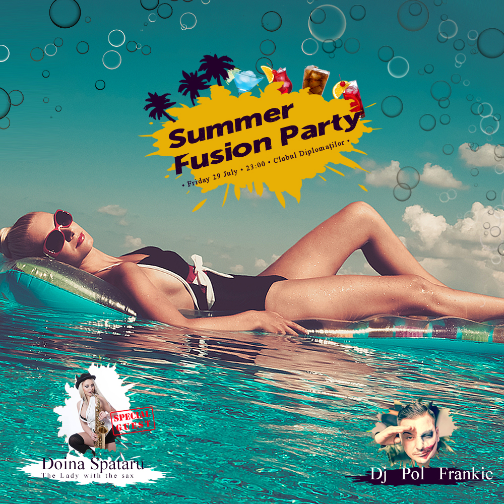 Vineri, 29 Iulie, BankersNightOut va invita la cel mai hot pool party din aceasta vara: Summer Fusion Party 2016!